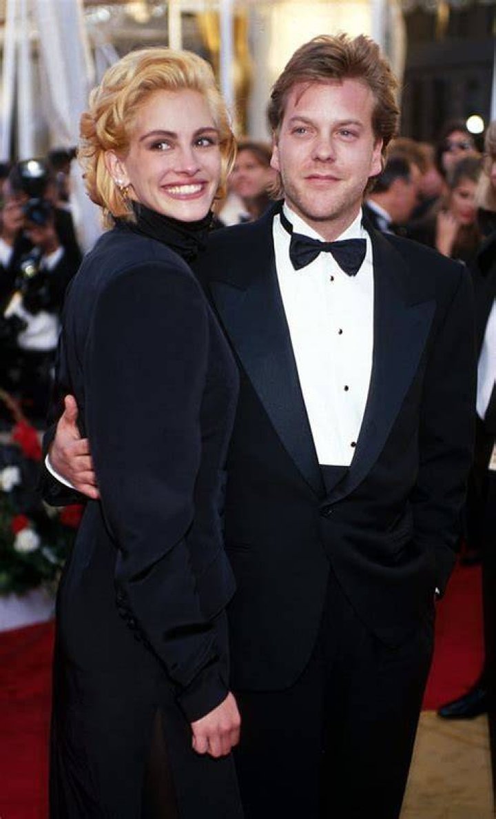 Kiefer Sutherland and Julia Roberts, 1991 Golden globe the most