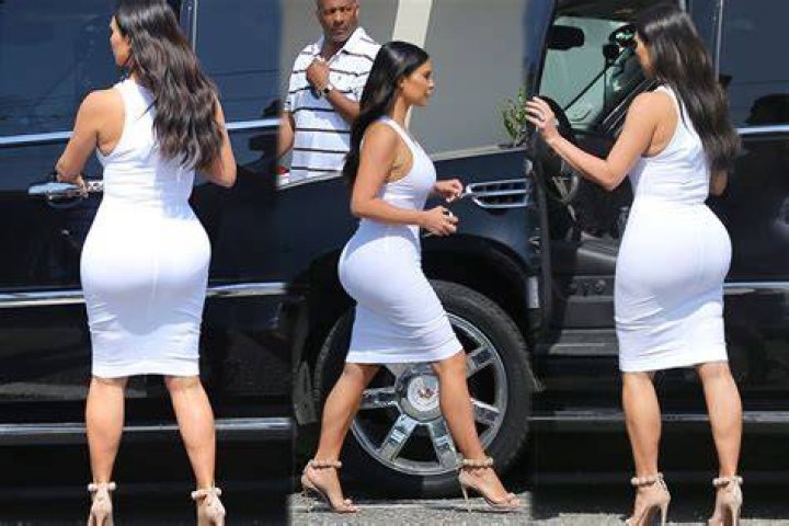 Kim Kardashian Shows off Her Old Fitting Photos That Date Back to the