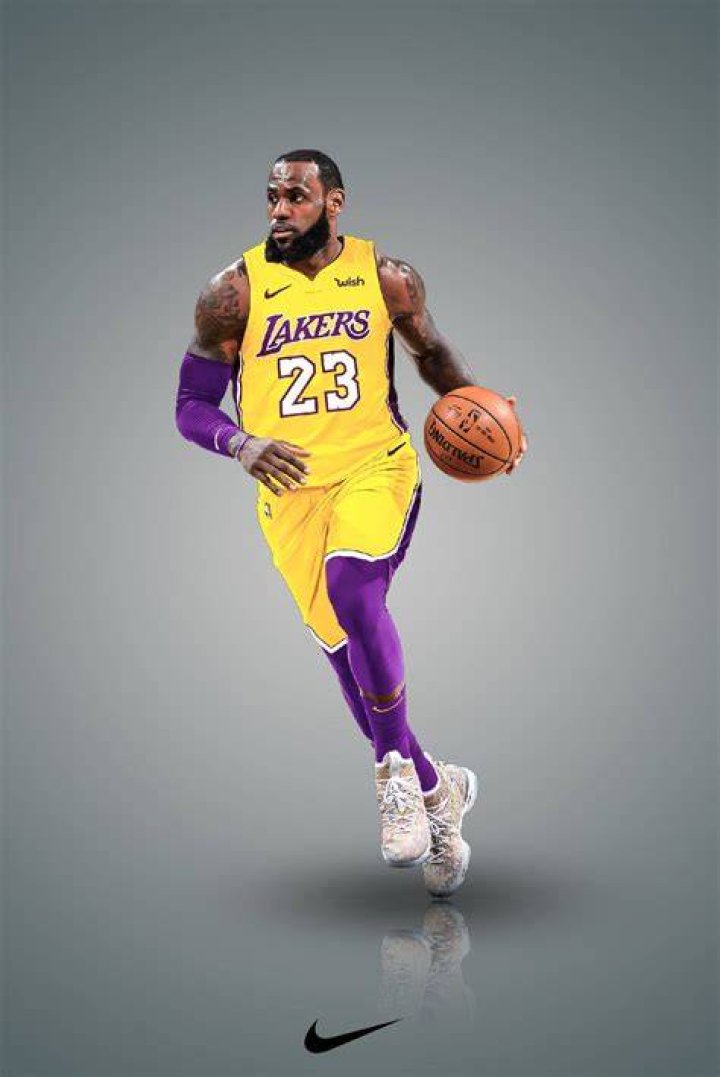 Lakers 23 Lebron James Yellow KB Nike Swingman Jersey