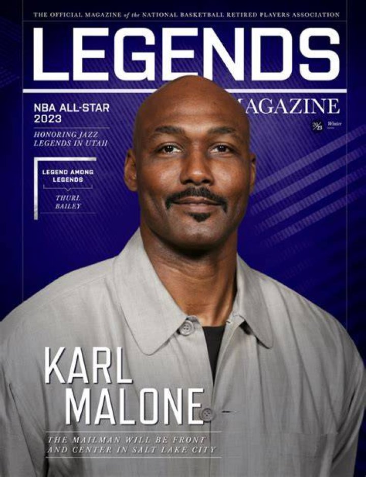 Legends Magazine Karl Malone Will Not Be Off The Grid At NBA AllStar