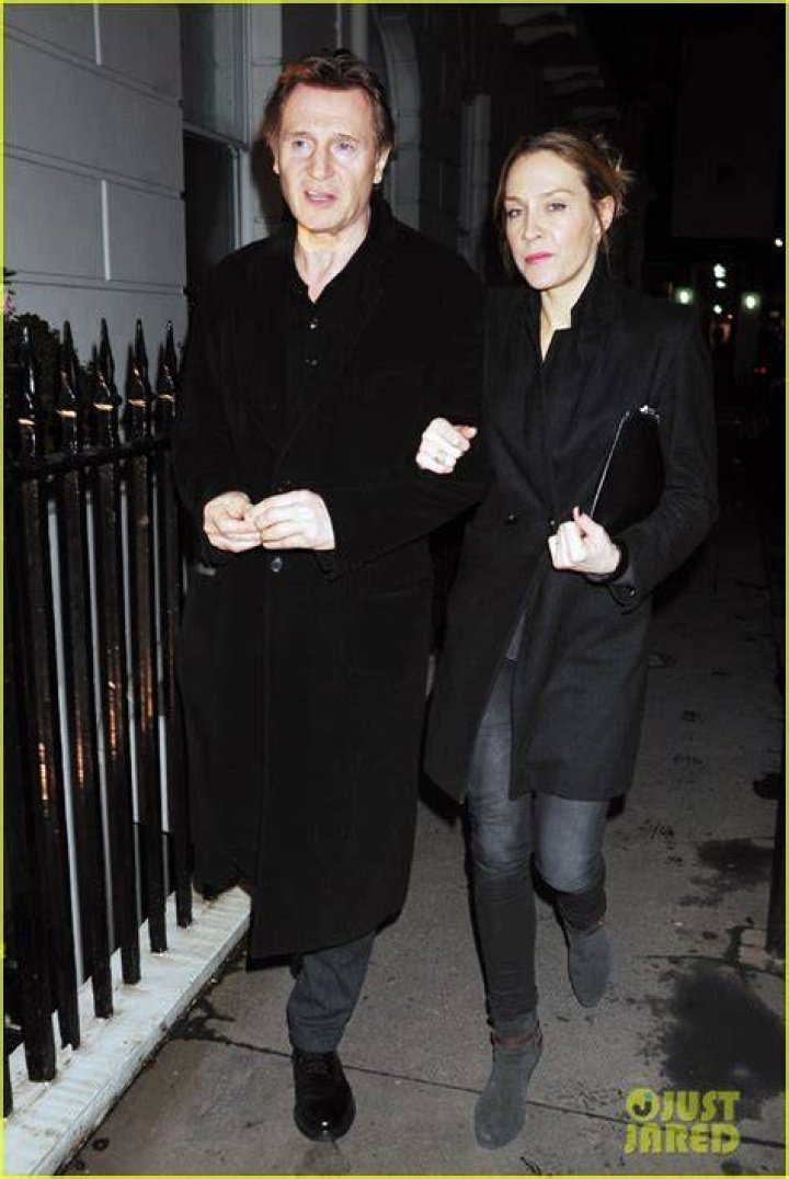 Liam Neeson & Girlfriend Freya St. Johnston Enjoy Date Night in London