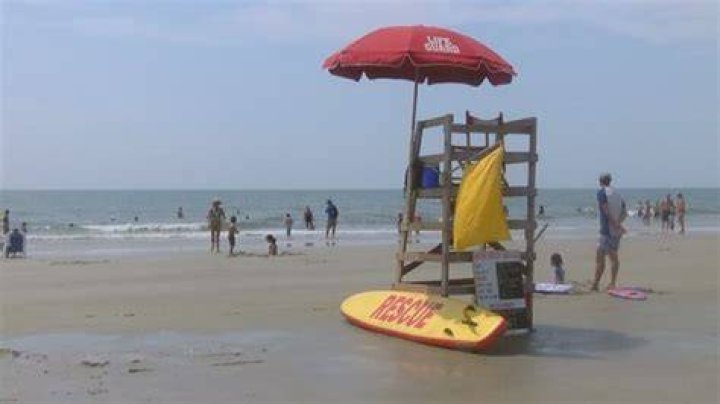 Lifeguard recovering after being bitten by shark on Hilton Head Island