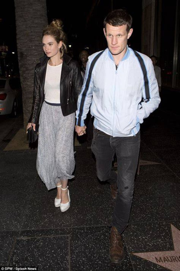 Lily James with boyfriend out in New York City 20 GotCeleb