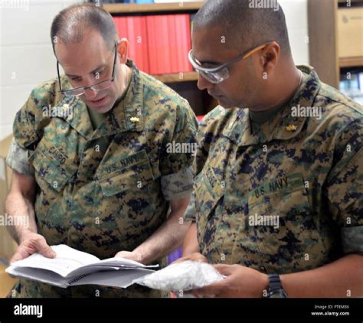 Lt. Commander Paul Campo and Lt. Commander Nathan Ocasio, PICRYL