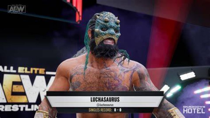 Luchasaurus 2020 AEW Entrance, Signature, Finisher WWE 2K19 PC Mods
