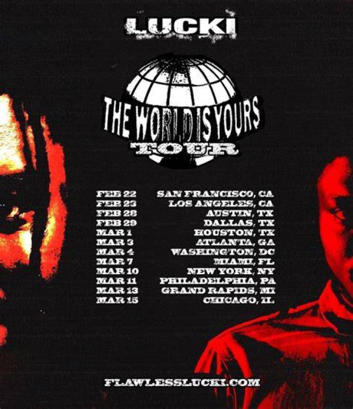 Lucki The World is Yours Tour Bottom Lounge Chicago