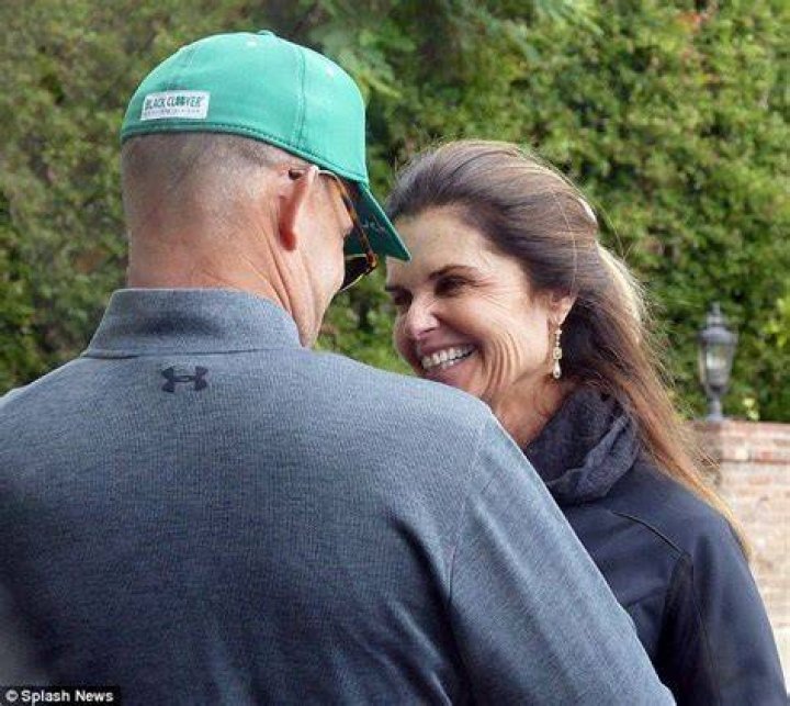 Maria Shriver gazes at her boyfriend Matthew Dowd during romantic