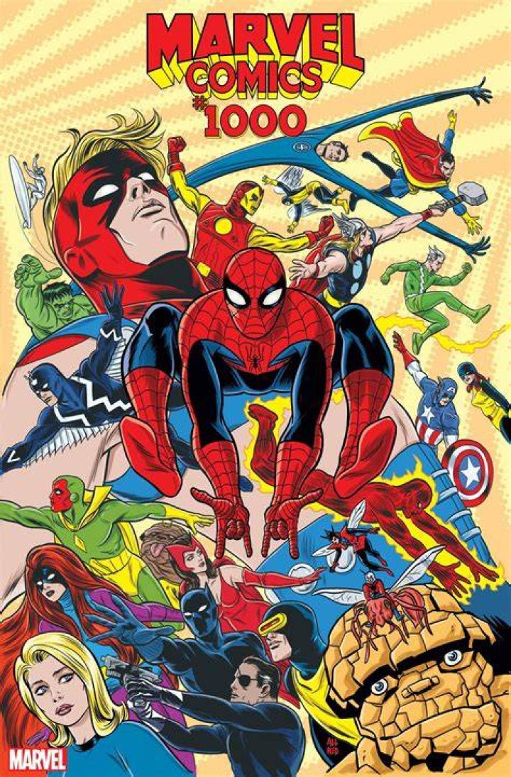MARVEL COMICS 1000 ALLRED 60s VARIANT COVER