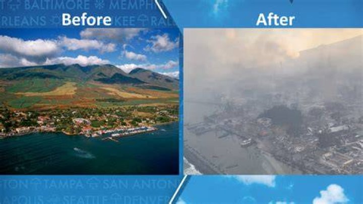 Maui before and after fires Photos, video show extent of devastation