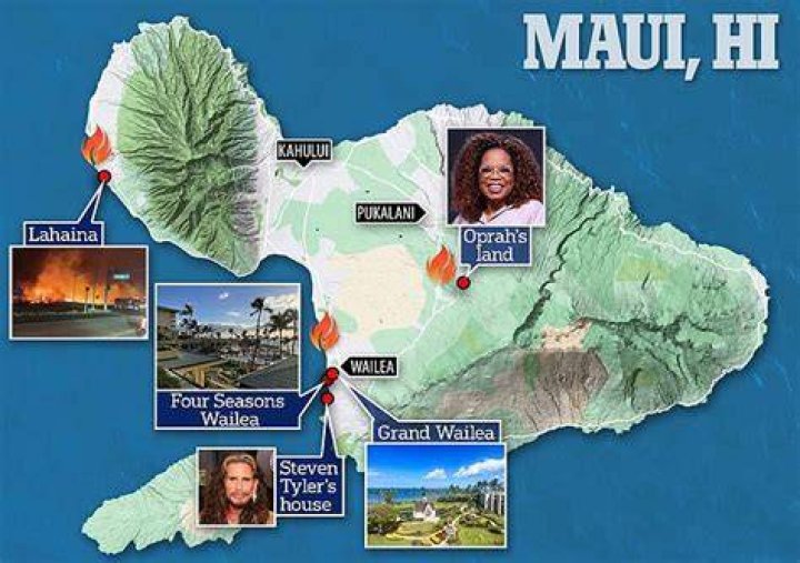 Maui fires far from celebrity homes singled out in viral posts
