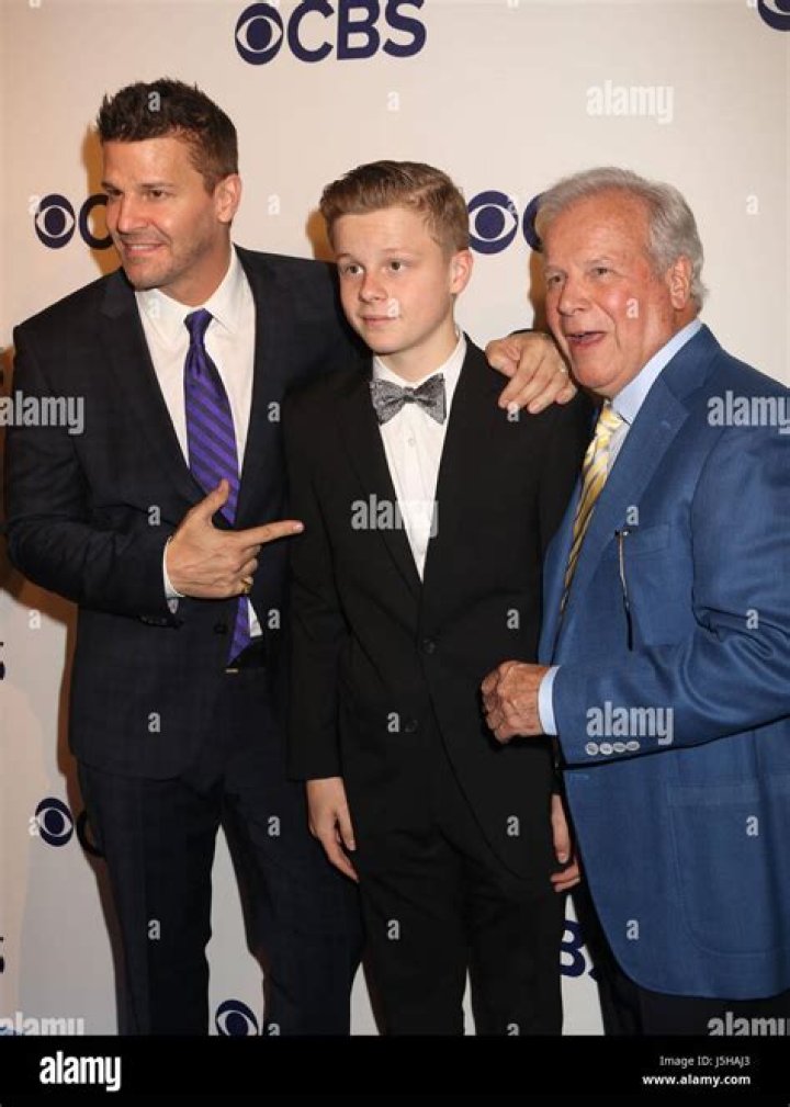 May 17, 2017 New York, New York, U.S. Actor DAVID BOREANAZ with his