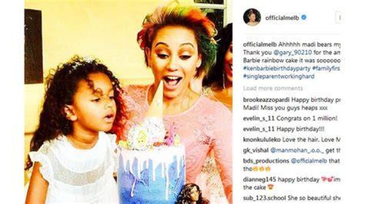 Mel B throws a birthday bash for daughter Angel Sandra Rose