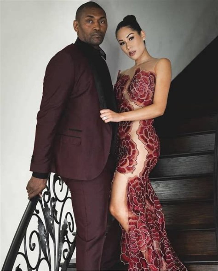 Metta World Peace and Maya FordArtest at The 2023 ESPY Awards held at
