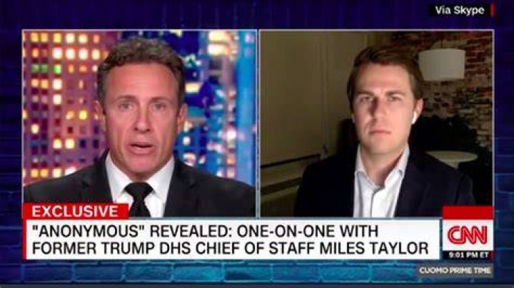 Miles Taylor Lied on CNN About 'Anonymous'
