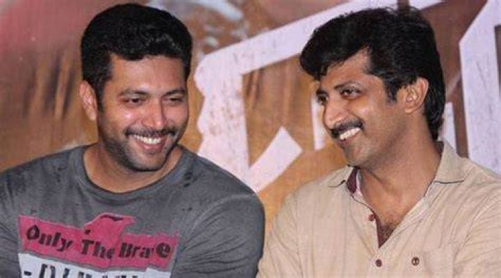 Mohan Raja and Jayam Ravi Celebrities with their Parents