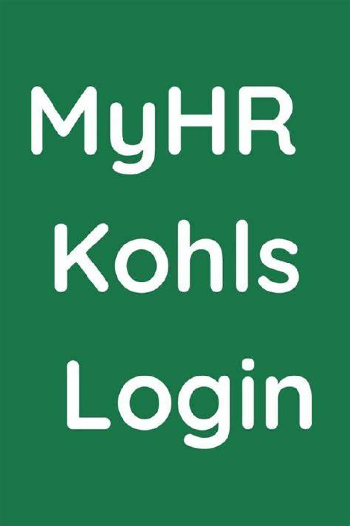 MyHR Kohls Login at Kohl's Connection Associate Login