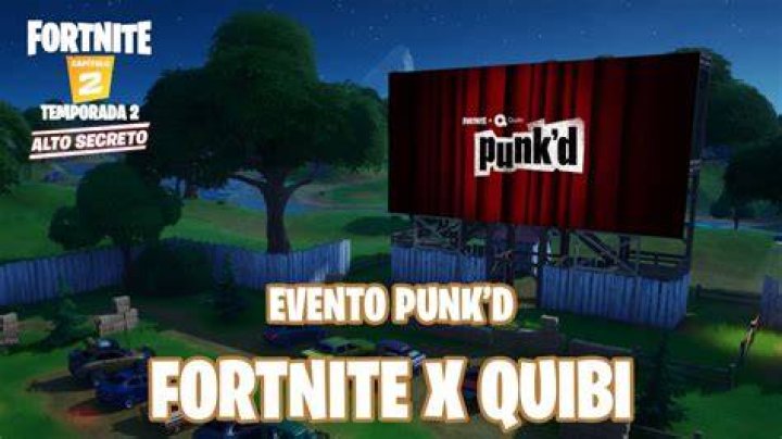 New Quibi event in Fortnite YouTube