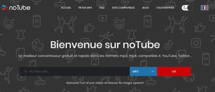noTube A Youtube mp3 and mp4 converter for free download