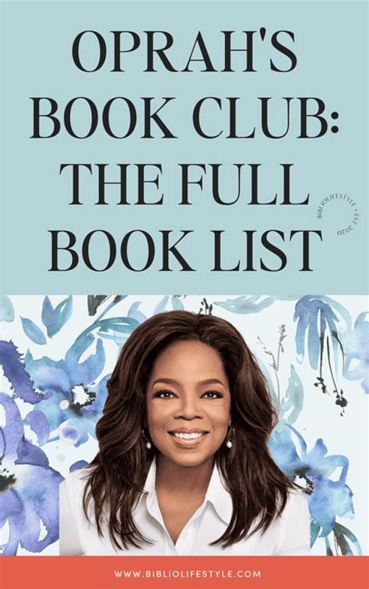 Oprah Winfrey Book Club 2024 Trudi Valene