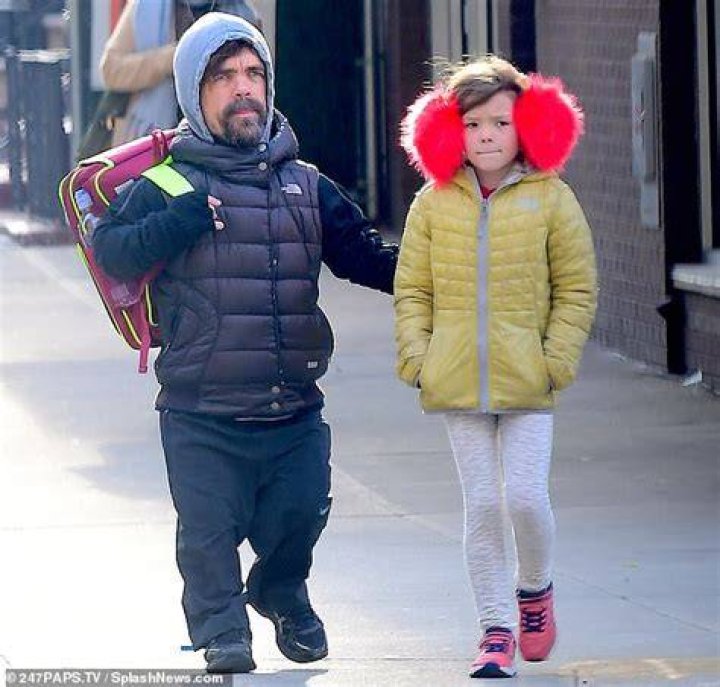 Peter Dinklage And Daughter Out For A Stroll In NYC Celeb Baby Laundry