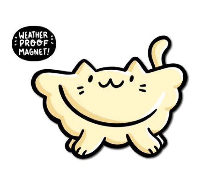 Pierogi Cat Yinzer Gift Die Cut Pierogi Etsy