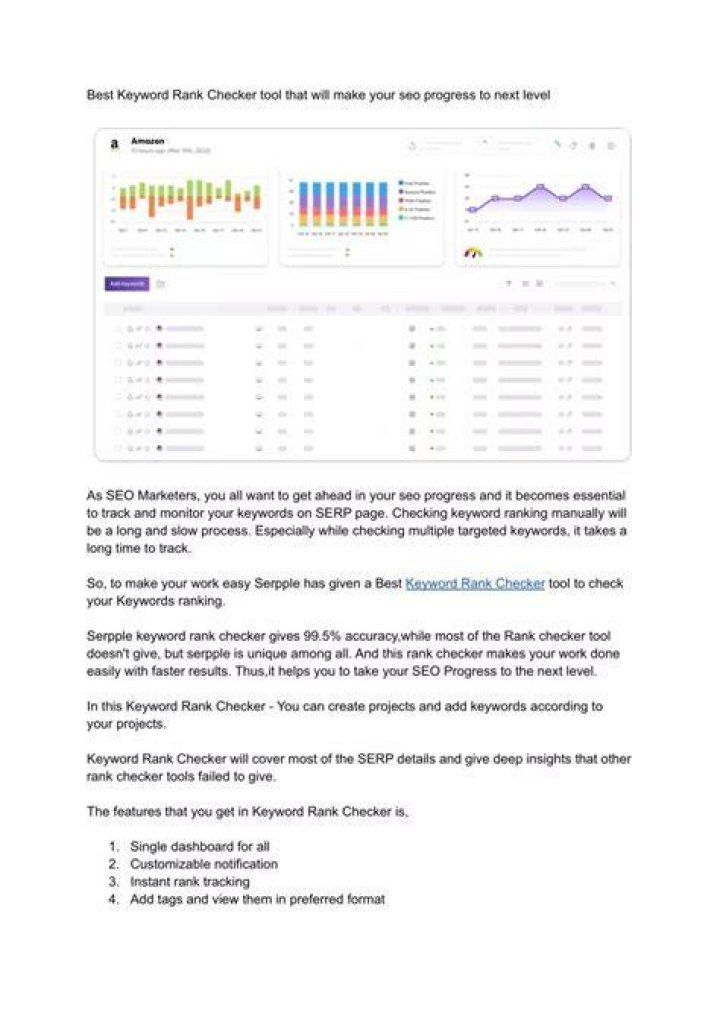PPT Best Keyword Rank Checker tool that will make your SEO Progress