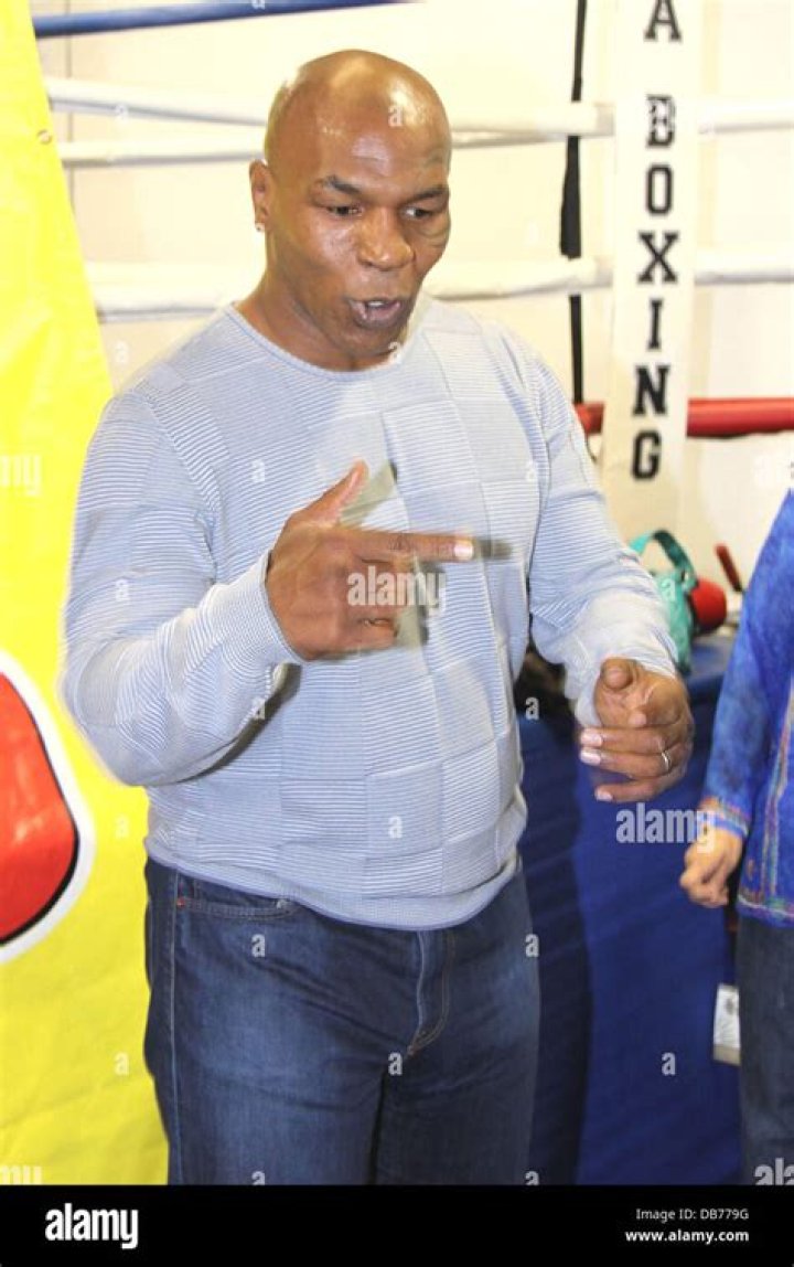 Retired heavyweight boxing champion Mike Tyson's family Wife And Kids