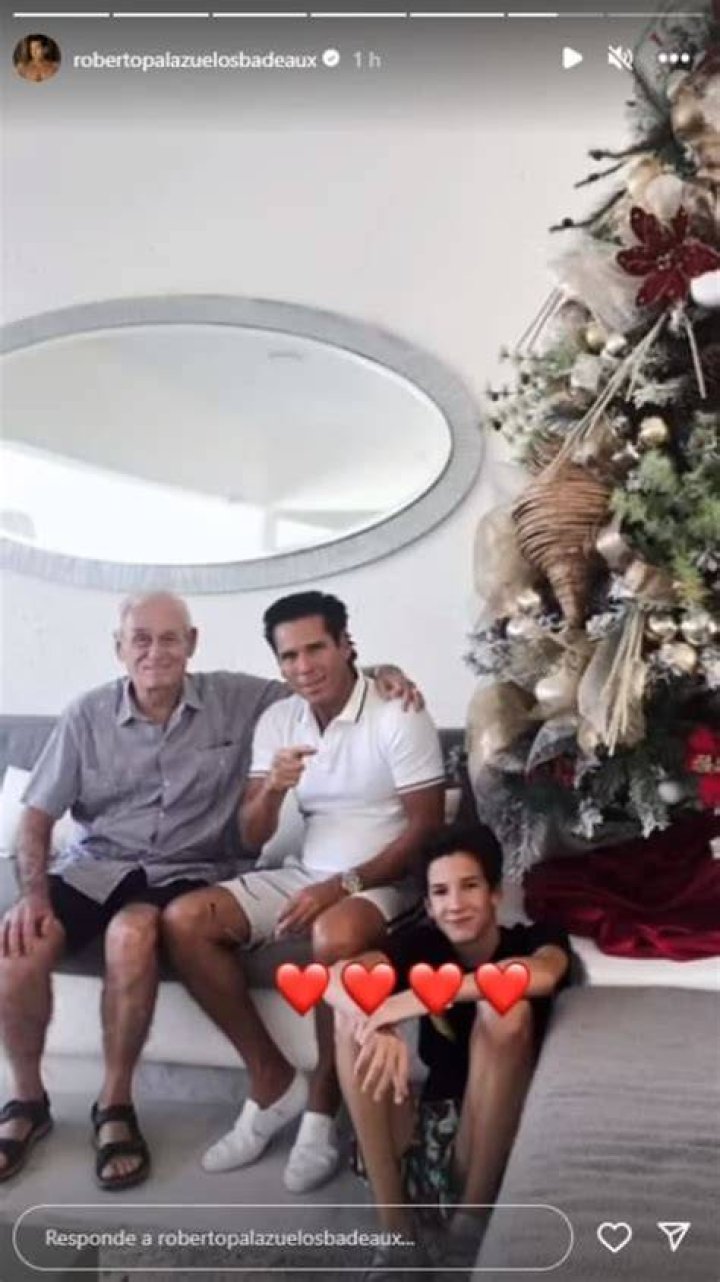 Roberto Palazuelos celebra con su exesposa los logros de su hijo
