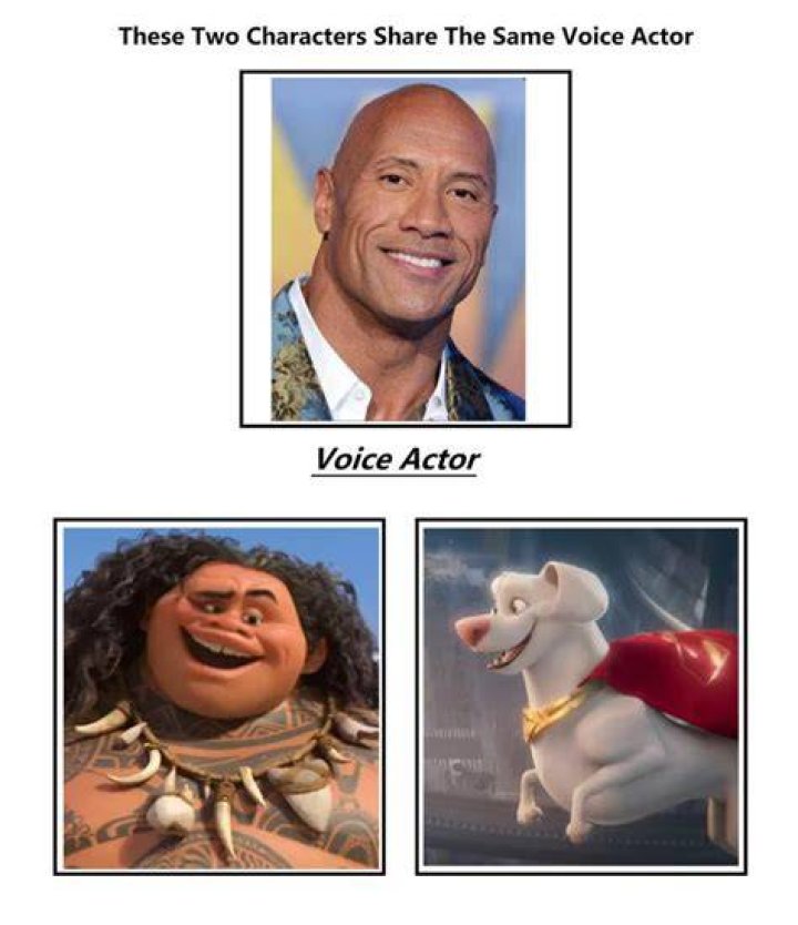 Same Voice Actor Meme Dwayne Johnson by adamhatson on DeviantArt