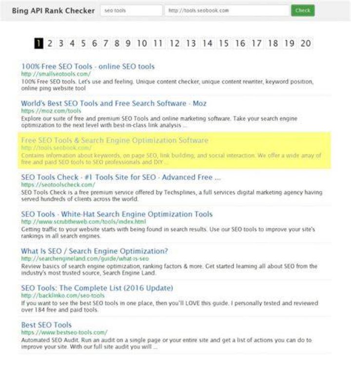 Seo Rank Checker Api