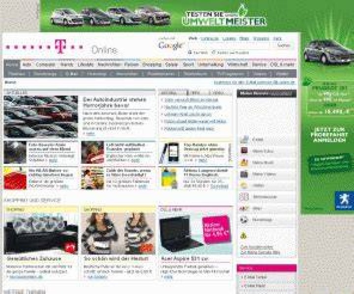 Shopping Bei T Online De News, EMail und Shopping