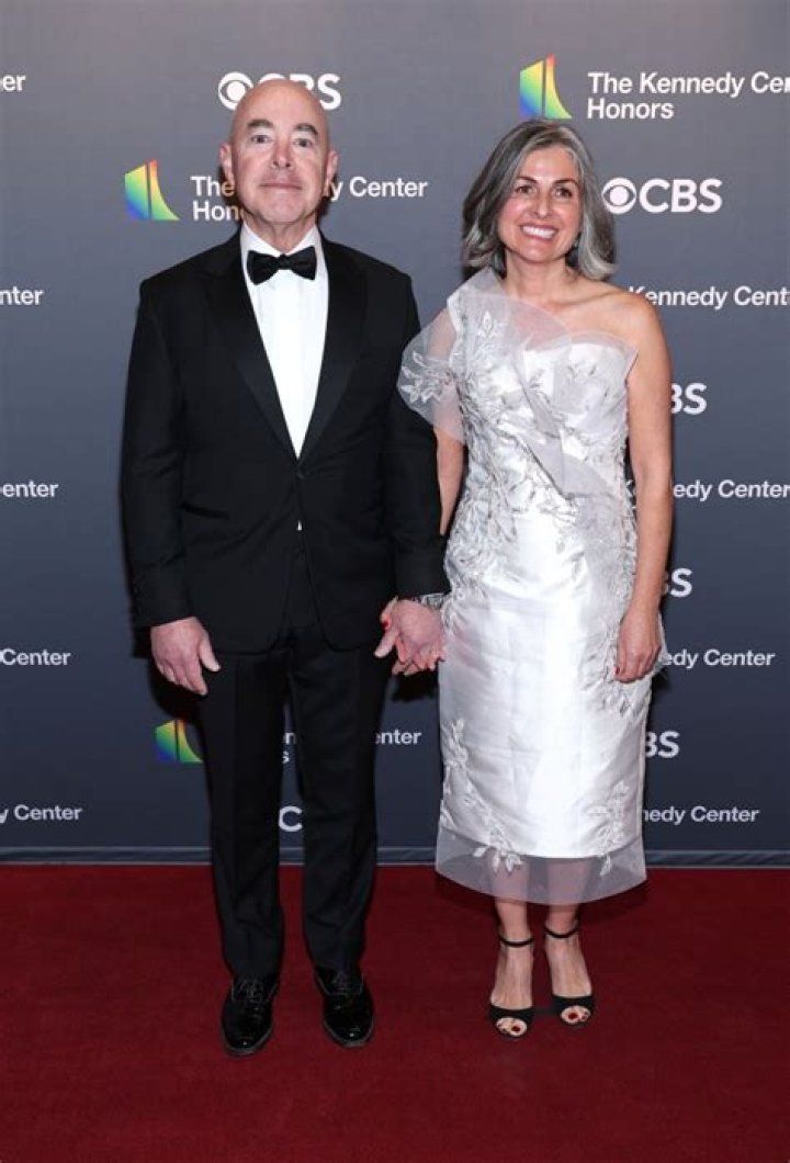 Tanya Mayorkas and Alejandro Mayorkas attend the 2023 White House