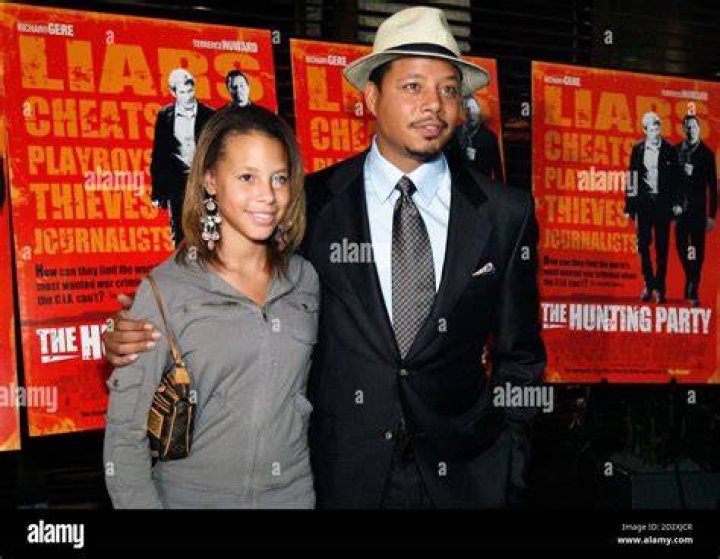 Terrence howard and daughter aubrey howard hires stock photography and