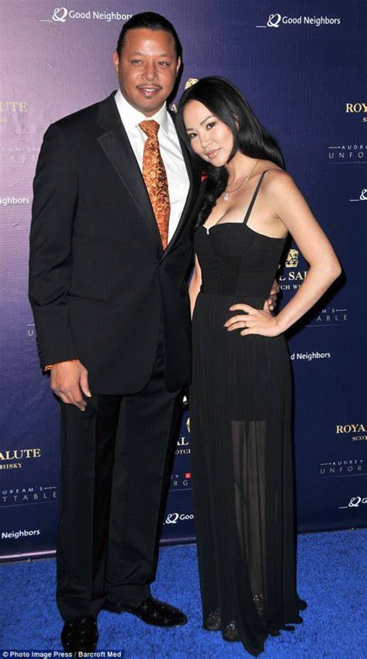 Terrence Howard and his fourth wife Mira look relaxed as the arrive at