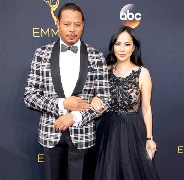 Terrence Howard and wife Mira Pak put on united front at Emmys 2015