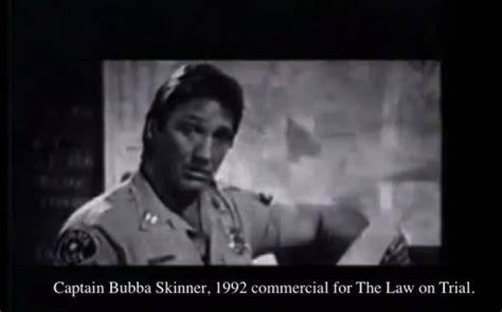 The Captivating Captain, Bubba Skinner from 'In the Heat of the Night'