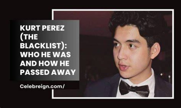 The Ultimate Guide To Kurt Perez's Blacklist