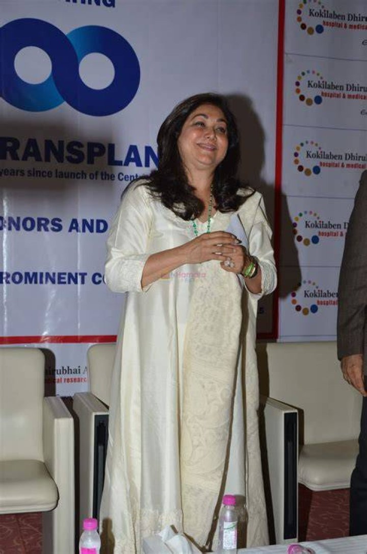 Tina Ambani at 100 liver transplant announcement in Dhirubhai Ambani