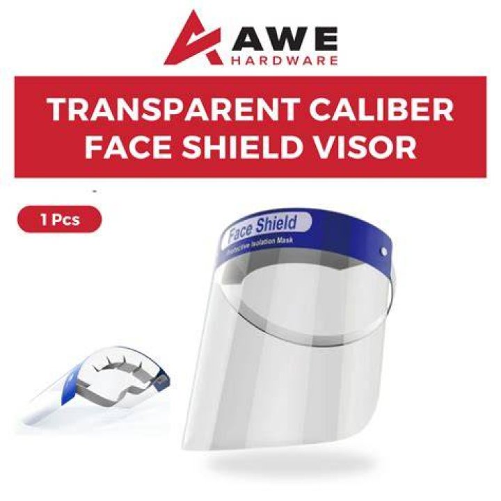Transparent Caliber Faceshield Visor 1pcs 10pcs Everything CSM