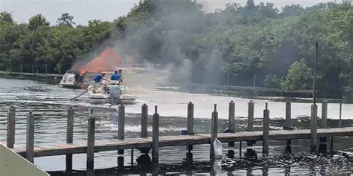 Two injured in Lake Wawasee boat fire