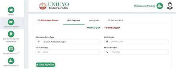 UNIUYO portal admission and fees 2019/2020 Legit.ng