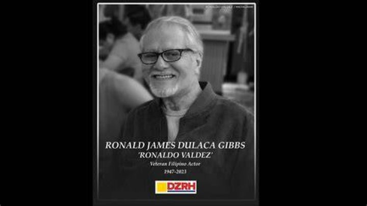 Veteran actor Ronaldo Valdez dies The Manila Times
