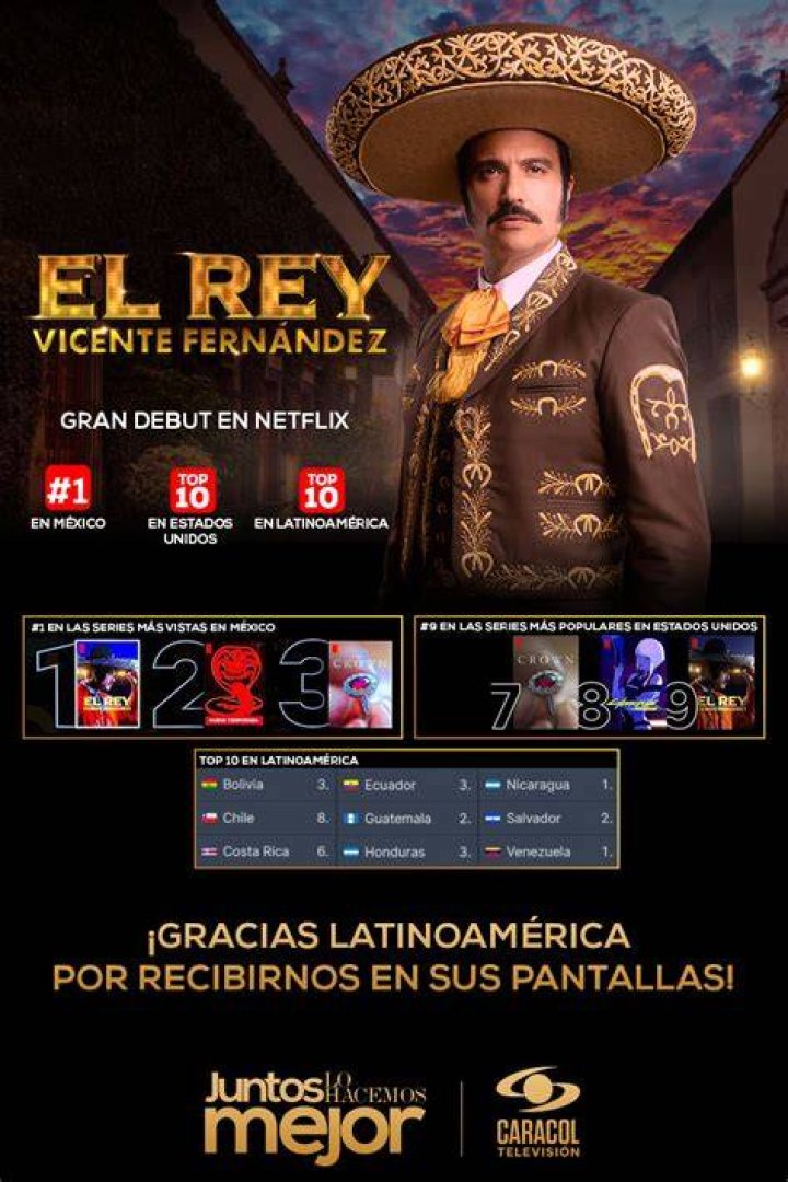 Vicente Fernandez Gets Netflix, Caracol TV Bioseries Variety