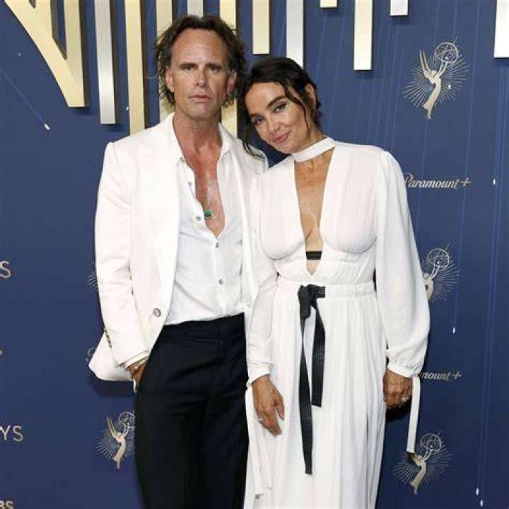 Walton Goggins and wife Nadia Goggins FX's "Justified" Los Angeles