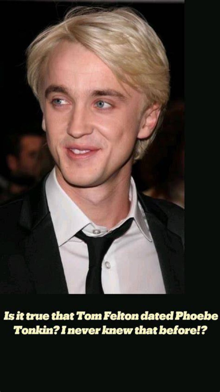 WTF? Tom Felton and Phoebe Tonkin O_o Tom felton, Draco malfoy, Draco
